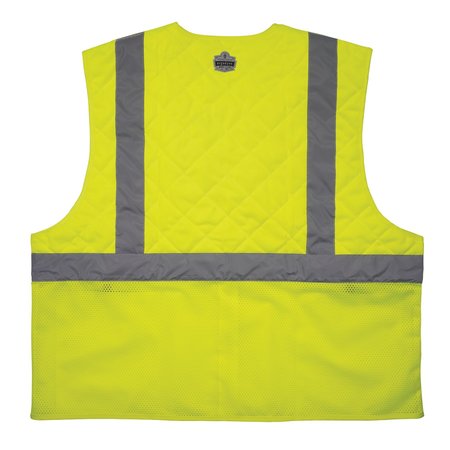 Chill-Its By Ergodyne Lime Class 2 Hi-Vis Safety Cooling Vest - M 6668
